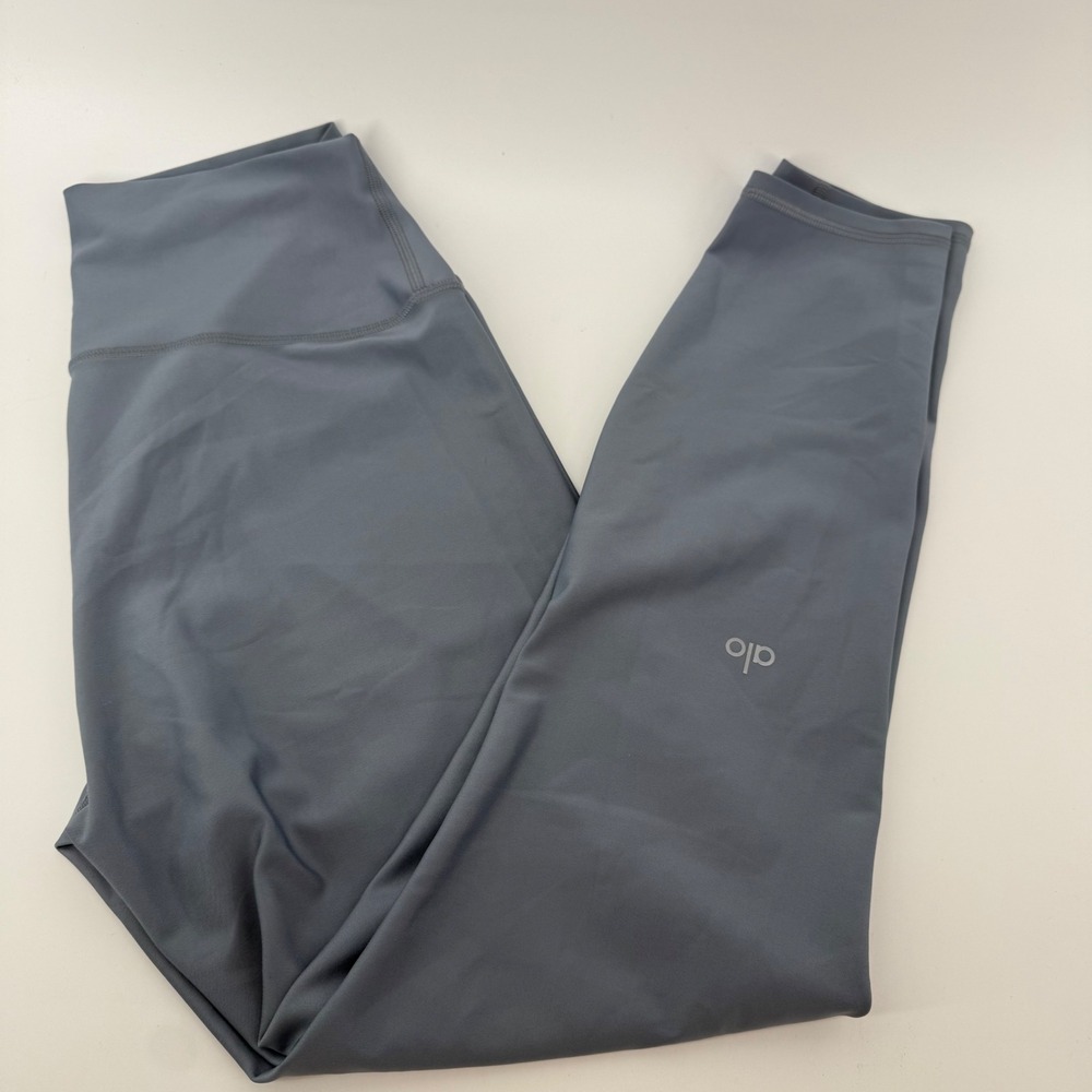 Alo Yoga High Waist Airbrush Leggings Slate Gray Large W5473R